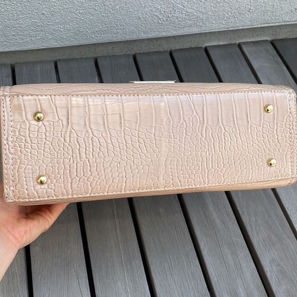 Bebe Bella Croco Satchel with Card Case Purse is not new. - Picture 13 of 13